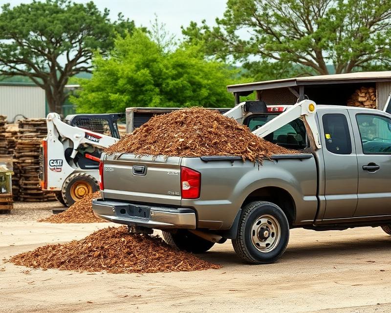 Contractor Pickup at A&J Landscape Supplies Conroe TX